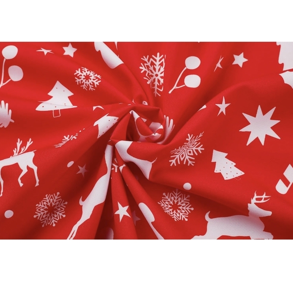 Christmas Hawaiian Button Down Shirt for Men Xmas Santa Printed - Picture 7 of 8